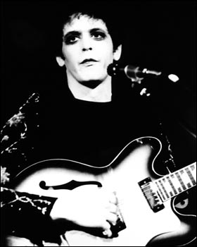 Lou Reed - The famous shot for the cover of Reed's Transformer album.