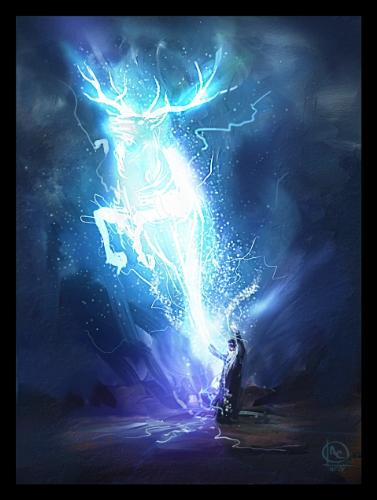 Patronus - Painting of Harry Potter&#039;s Patronus