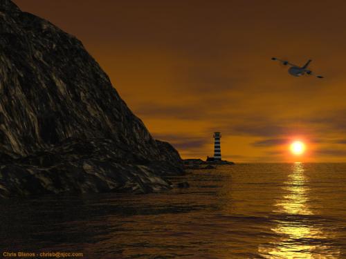 Maine - Lighthouse on the coast of Maine