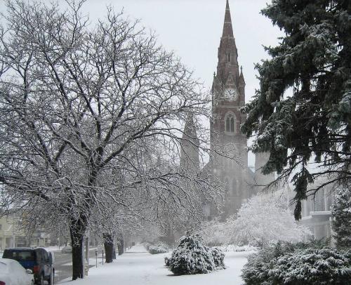 Snow in Erie - Here's something to help you feel cooler! Snow in Erie, PA!