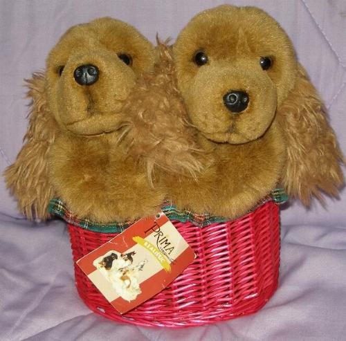 My toy dogs - My toy dogs in a basket....