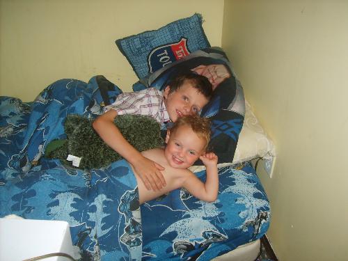 my kids - Corbin and Madison