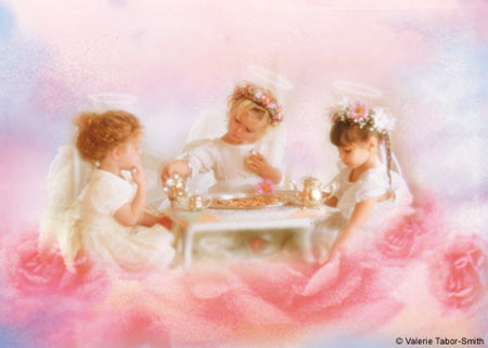 angel tea party - tea party