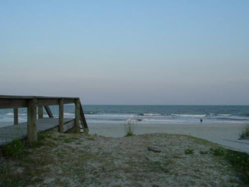 Myrtle Beach, SC - This is a picture of the coast in Myrtle Beach, SC. This photo was taken my myself from the beach access near Springmaid Beach Resort, just inside the Myrtle Beach city limits and right down from the Myrtle Beach State Park.