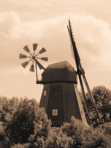 Karlebo Mill, Karlebo, Denmark - This is the old mill, where my grandmother and her brother used to go to pick up flour and bread, when they were children.