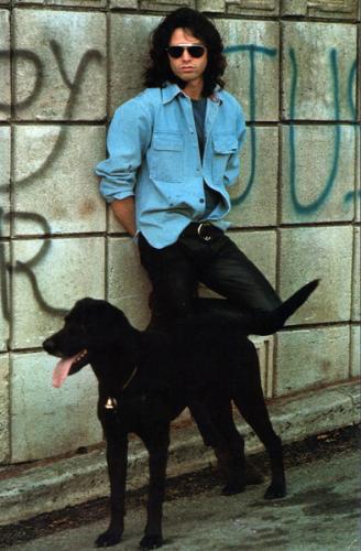 Jim Morrison - Jim Morrison and the Black Dog in Laneway