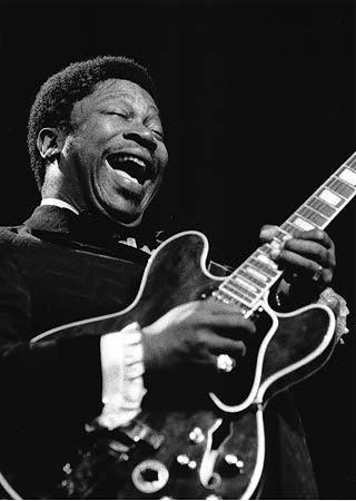 B.B. King - B.B. King and best friend, Lucy