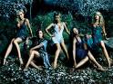Danity Kane - Group Danity Kane at waterfall photoshoot. Pretty in BLUE.