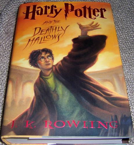 Harry Potter and the Deathly Hollows - This photo is of the 7th Harry Potter book. I have read part of it but have not finished it..