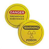 Danger signs - Warning signs of contaminants and hazardous materials