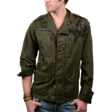 Cargo Shirt - Cargo shirt in army-green