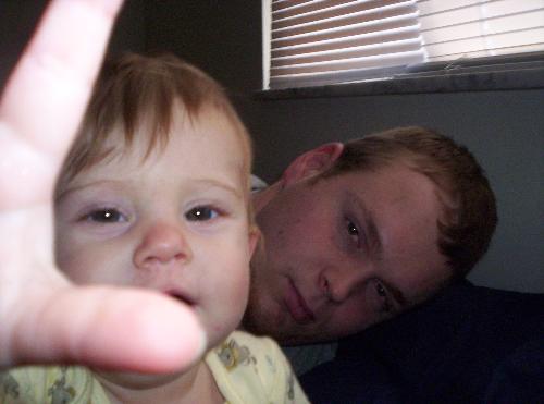 my brother - My brother and his daughter.