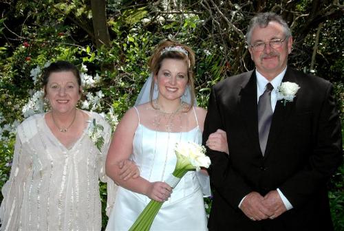 my parents - at my wedding