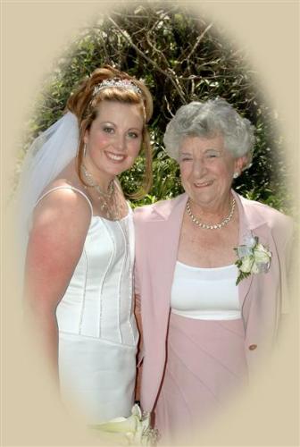 my gran - at my wedding