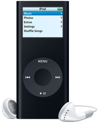 iPod Nano - The newest of the iPod collection