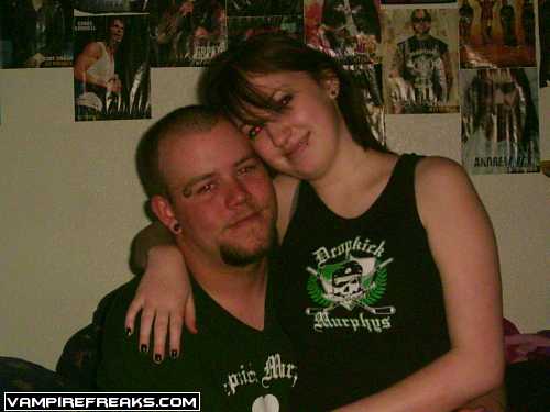 Me and my hubby - Me and my hubby just hanging out together.