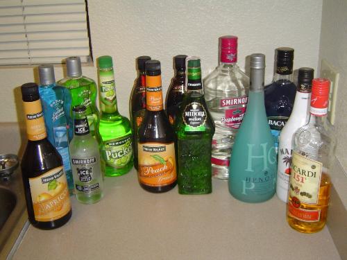 alcohol - all the alcohol drinks i could collect