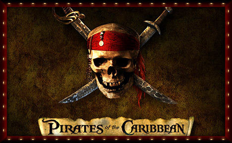 Skull - The skull from the movie Pirates of the Caribbean