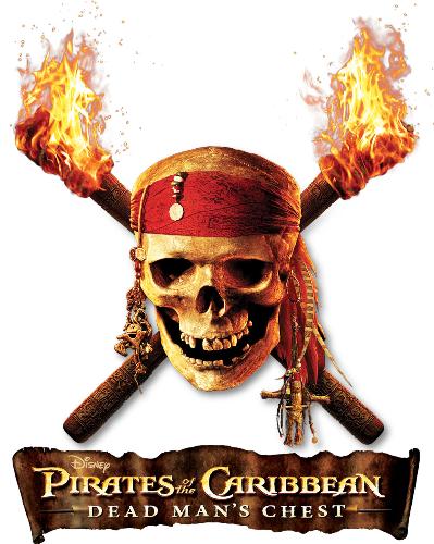 Pirate Skull - Skull from Pirates of the Caribbean movie, with flames.