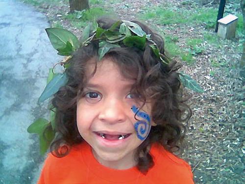 Andrew Face Painting - Andrew's face painting at the Earth Day event at the Ogden Nature Center