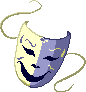 performing - drama mask of comedy