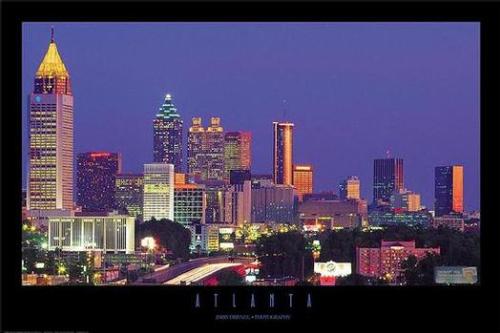 atlanta - picture of atlanta skyline