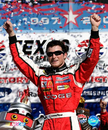 Kasey Kahne - A picture of Kasey Kahne. I did a search on MSN.com for it. Its from the 2006 Texas Motor Speedway Spring Race