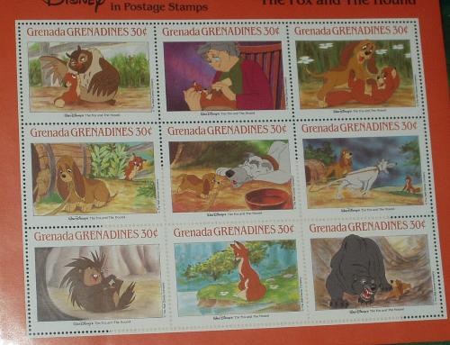 Disney stamps - A long time ago, I joined a Disney stamps club where you bought these pretty stamps every month. I love Disney stuff so it seemed like something to do. Now I have a ton of these things.