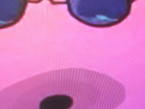 no eyed square guy - this is a character from the cartoon series 12 oz. mouse on adult swim. it's an awesome show and everyone should watch it!