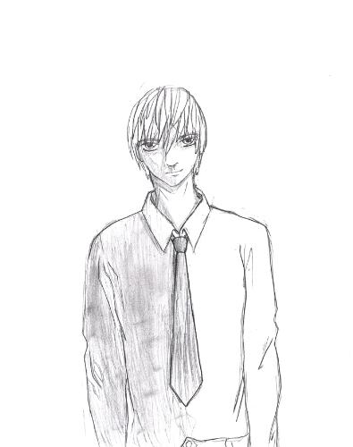 Drawing - Light from death note