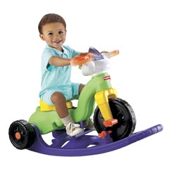 rocker2 trike - This is great for small children it will be good for them from the age 1-4 it helps them go from rocker stage to trike stage when they are ready and is good and sturdy and will outlast the use your child has for it even and could be used for the next child that comes along or given to someone or sold..