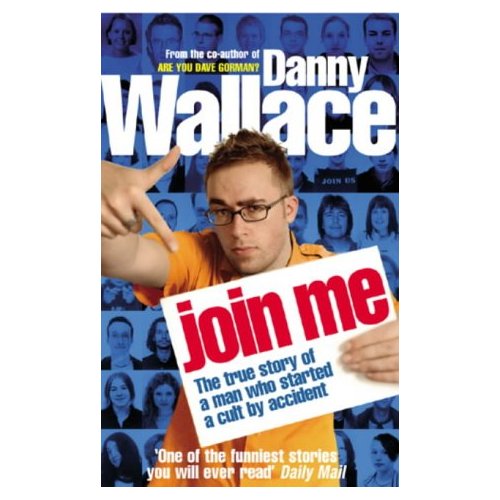 Join Me by Danny Wallace - book cover for the danny wallace book join me