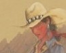 Cowgirl with Cowgirl Hat - Cowgirl with Cowgril hat in bright colors.
