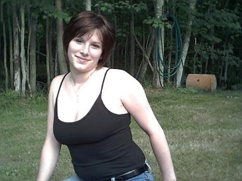 New hair style - This is me (Andrea) right after I got my hair done by a professional. We liked it so much we took pics. 7-16-07