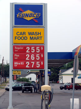 Gas Station - Sunoco gas station