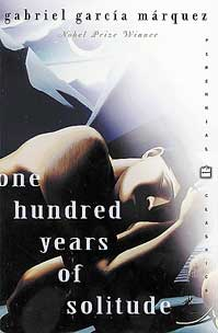 One Hundred Years of Solitude - One Hundred Years of Solitude (Spanish: Cien años de soledad) is a novel by Nobel Prize winning Colombian author Gabriel García Márquez that was first published in Spanish in 1967 (Buenos Aires: Sudamericana), with an English translation by Gregory Rabassa released in 1970 (New York: Harper and Row). The book is considered García Márquez's masterpiece, metaphorically encompassing the history of Colombia or Latin America. The novel chronicles a family's struggle, and the history of their fictional town, Macondo, for one hundred years. García Márquez acknowledges in his autobiography Living to Tell the Tale that Macondo was based on the towns where he spent his childhood. Like many other novels by Gabriel Garcia Marquez, One Hundred Years of Solitude crosses genres, combining elements of history, magical realism, and pure fiction.
