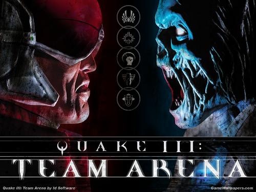 Computer Games - Quake III Arena or Quake 3, abbreviated as Q3A or Q3, is a multiplayer first-person shooter computer and video game released on December 2, 1999. The game was developed by id Software and featured music composed by Sonic Mayhem and Front Line Assembly. Quake III Arena is the third title in the series and differs from the previous games in the Quake series in that it excludes the normal single-player element, instead focusing upon multiplayer action. The solo experience in Q3 is arena combat versus AI opponents, in a similar style to Unreal Tournament.  As with most multiplayer first-person shooters, the aim of Q3A is to move throughout the arena fragging (killing) enemy players and scoring points based on the objective of the game mode. When a player's health points reach zero, the avatar of that player is fragged; soon after the player can then respawn and continue playing with health points restored, but without any weapons or power-ups previously gathered. The game ends when a player or team reaches a specified score, or when the time limit has been reached. The single player mode of the game consists of the same thing against computer controlled bots. The game modes are deathmatch, Team deathmatch, Capture the flag, and tournament, in which players test their skills against each other in one-on-one battles, and an elimination ladder.