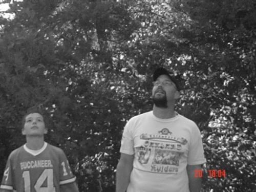 Me and my Dad - Me and my Dad looking to the sky