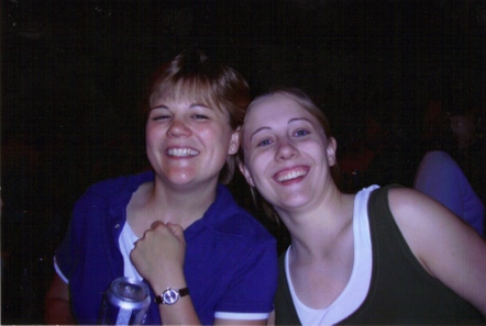 sister - Sarah and me...fam reunion 2004
