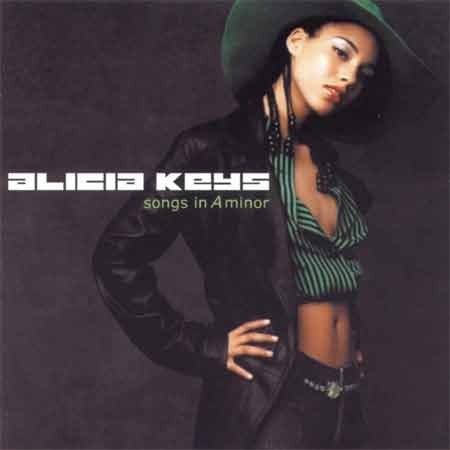 Alicia Keys - CD cover to her Songs in A Minor album.