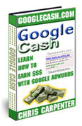 Chris Carpenters google Cash Edition 3 - If you want to make money on the net this is a very good place to start...chris carpenters e-book gives the novice all he /she needs to know to earn cash using the google adsense program....this is 100% genuine way to earn money on the net...no scams here!Plus you can make money as an affiliate marketing the e-book too!