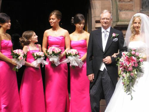 Wedding Party - Dont you just love weddings ? NO! NO! NO!...why? wel in the past weddings were a right ole knees up...now everyone wants to spend a fortune on fancy dos....we have been to 4 weddings this year (family ) and each and every one we go to the PHOTO sessions take longer and longer and longer...current record is nearly 3 and a half hours.....boring or what! Ahh well think il skip the day time next time were invited and just go to the knees up at night!!