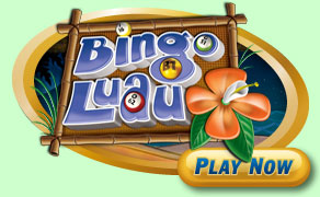 The new pogo game Bingo Luau - This is the play now button for the new game The new pogo game Bingo Luau - This is the play now button for the new game