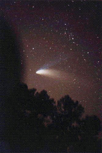 star gazing - comet