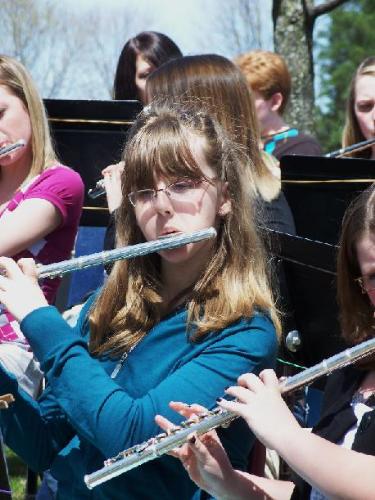 playing flute - me playing flute