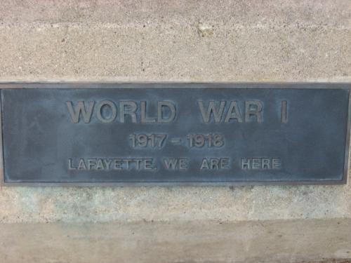 WW 1 Plaque - One of the many plaques of the different wars.