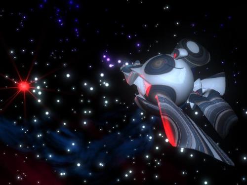 Space Ship - This is a 3D model of Space Ship made by me in Maya Software.