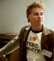 Chris Knight 'I Heart Toxic Waste' Real Genius - Young Val Kilmer as Chris Knight In Real Genius