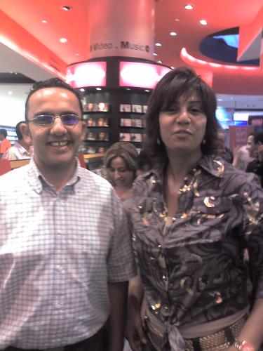 Me & Mofeeda Sheeha - This is my photoe and famous star in egypt, this is mofeeda sheha, I love her so much