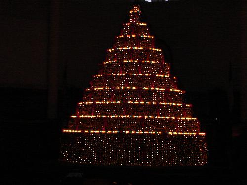 Church Living Christmas Tree - Wow! This beautiful miracle really made me come to know the Lord. A few years back, I saw the Living Christmas Tree when I walked into Mount Carmel Christian Church for the first time. I was not only awed and amazed, it definitely brought tears to my eyes. The lights and the singing from the tree overwhelmed me. I knew at that time, I wanted to be a part of the overall, eternal life that Jesus gave us by dying for us so that we may live free from sin. I have now been a part of the MCCC Choir and it has been a true blessing with the wonderful programs that we put on throughout the years. If you are ever in the Stone Mountain, Georgia area during the first couple of weeks of December, come and check out the Living Christmas Tree.